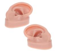Zerodeko Silicone Ear Model for Teaching and Piercing Practice with Soft Flexible Human Ear Simulation, Coffee Colour, Made of Safe Silicone Material, for Hospitals and Personal Study
