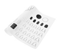 Zerodeko Silicone Nail Art Practice Mat for Comfortable Usage and Nail Polish Coloring Suitable for Home for Manicure Tools