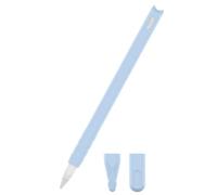 Zerodeko Silicone Protective Case Set Including round Nib Cover 3 Pcs with Anti-scroll and Anti-lost Features Sky for Stylus Pen and Pencil for Tablet Accessories