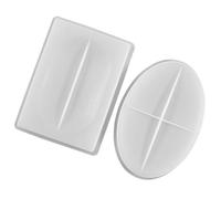 Zerodeko Silicone Soap Storage Box Mold for Soap Storage Holder 2pcs Easy to Demold and Practical Handmade Mold White Colour for DIY Crafts Making