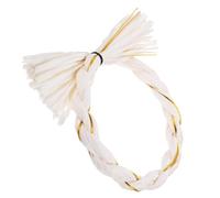Zerodeko Simple Raffia Paper Wreath Base Handmade DIY Ring for Door Decoration Natural Hand-woven Craft Material for Party and Home Floral Garland Boho Style Front Door Ornament