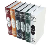 Zerodeko Simulated Book Décor Set 6pcs, Vintage European Style Fake Books for Bookshelf and Tabletop Ornaments, Multi-color Random, Home Decorative Accessories for Study Room and Living Room