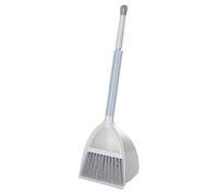 Zerodeko Small Broom and Dustpan Set with Stackable Broomstick and Handled Dust Pan for Children Made of Sturdy Abs and Pp Materials, for Home and Outdoor Housework Cleaning