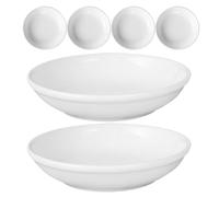 Zerodeko Small Ceramic Wax Melt Burner Dish Replacement Round Plate for Electric Wax Warmer Aromatherapy Bowl 4.33X4.33X0.83In Handmade Kitchen Accessory