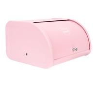 Zerodeko Small Metal Kitchen Bread Holder with Rounded Smooth Edges Stainless Steel Storage Box for Organizing Bread and Grain on Kitchen Countertop