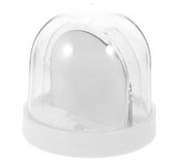 Zerodeko Snow Globes for Children Large Picture Snow Globe Frame Mini Plastic Photo Goblet