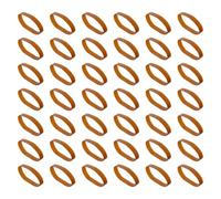 Zerodeko Snowboard Bindings Ski Brake Retainer Rubber Bands Thick Elastic Straps for Winter Sports Outdoor Activities Heavy Duty 10Mm Width 50 Pieces