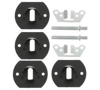 Zerodeko Sofa Couch Sectional Connectors Not Easy to Deform 2 Sets Black Pe and Iron Material for Connecting and Adjusting Sectional Furniture