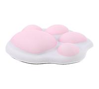 Zerodeko Softer Mouse Wrist Rest Cat Paw Mouse Wrist Rest 4.32x3.93x0.79in Silicone Creative Adorable Design Prevent Mat Moving Comfortable Support for Office and Home