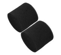 Zerodeko Speaker Port Tube Sponge Plugs Bass Absorption Plug 2pcs Black with Improved Bass Reflex and Sound Dampening for Air Vent and Speaker Cabinet Port Tube and Subwoofers