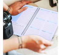 Zerodeko Spiral Journal Notebook with PP Cover Weekly Planner for Scheduling and Note-taking Coil Binding for Easy Page Flipping Multi-purpose Campus Notebooks for Writing and Drawing