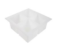 Zerodeko Square Concrete Molds Set for Cement Casting, Sturdy Plastic Formwork with High Durability and Effortless Demolding, for Outdoor Pathway Projects, Size 25.5x25.5x10cm