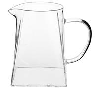 Zerodeko Square Glass Tea Gongfu Sharing Pitcher Kung Fu Tea Pitcher Clear Teapots Glass Frothing Pitcher Ceramic Cups for Tea Cooking Pot Bedside Water Pitcher Stove Large Office