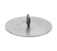 Zerodeko Stainless Steel Candle Snuffer Large Hexagon Star Portable Flame Extinguisher Windproof Cover Metal Candle Accessory Tool for Home Décor