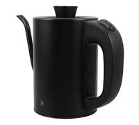 Zerodeko Stainless Steel Electric Gooseneck Kettle with Fast Boiling and Air Vent Retro Design Coffee and Tea Pot for Precise Pour-over Brewing Compact Water Boiler for Home and Outdoor Use