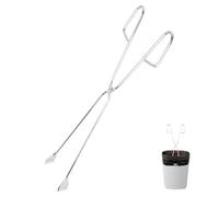 Zerodeko Stainless Steel Garbage Clamp with Scissor Shape and Portable Cookware Design, for Picking up Parking Tickets and Broken Glass during Backyard Barbecue and Outdoor Activities