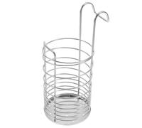 Zerodeko Stainless Steel Kitchen Utensil Holder with Multifunctional Design and Space-saving Features, Silver Chopsticks Organizer and Tableware Storage Basket for Kitchen Countertops