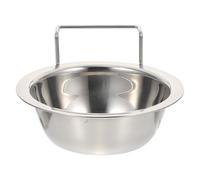Zerodeko Stainless Steel Pet Bowls Hanging Style with Enough Capacity for Pets Daily Feeding Needs, Easy to Clean and Safe Hanging Food Basin for Dogs and Cats