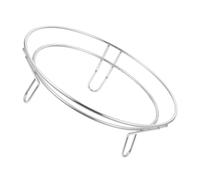 Zerodeko Stainless Steel Saucepan Holder Three Feet Support, Multi-function Cooking Rack for Kitchen and Dining Room, Comfortable to Grip and Prevents Food from Falling, for Household