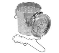 Zerodeko Stainless Steel Seasoning Infuser Basket Compact Pot Stewed Strainer for Soup Brine and Herbal Tea Reusable Corrosion Resistant Filter with Fine Perforations Practical Kitchen