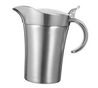 Zerodeko Stainless Steel Thermal Gravy Boat Double Wall Insulated Sauce Jug for Steak Sauce and Condiments Heat Retention Server for Home and Restaurant Use