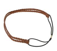Zerodeko Stylish Retro Braided Headband for Women, Handmade Fabric Twisted Braid Hairband with Adjustable Strap, Comfortable to Wear and Won't Damage Hair, for Party and Wedding