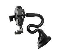 Zerodeko Suction Cup Phone Holder Adjustable Phone Bracket for Car Dashboard Rotatable with Abs and Silicone Material Featuring Lock the Touch a Button, for Smartphones in Vehicles