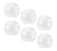 Zerodeko Table Tennis Paddle Protective Film Table Tennis Accessory Double-sided Thickened Pvc 6pcs Sturdy Racket Protection Cover with Strong Adhesive for Professional Use