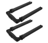 Zerodeko Telescoping Luggage Handle Replacement and Multiple Height Adjustments 2pcs with Precision Telescopic Design Iron Material Sturdy Trolley Bag Pull Rod for Travel Suitcases
