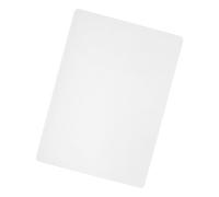 Zerodeko Tempered Glass Mouse Pad for Office and Gaming Use with Fast Tracking and Non-slip Base, White One-piece Thickened Glass Design Suitable for School and Lab Environments