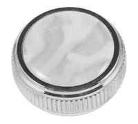 Zerodeko Tenor Horn Button Caps Replacement Copper Nickel Plating White Valve Finger Buttons for Improving Playing Fluency and Accurate Response Suitable for Replacing