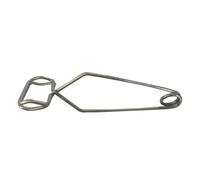 Zerodeko Test Tube Clamp High Temperature Resistant with Self-Closing Spring Structure Small Silver Supply Accessory for Laboratory and Home Use