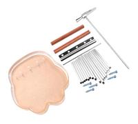 Zerodeko Thumb Piano African Finger Harp Musical Instrument Kalimba Set 17 Key Portable with Acrylic and Metal Material, Easy to Assemble and Install for Beginners and Boys and Girls