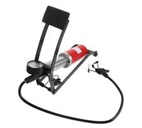 Zerodeko Tire Floor Pump with Foot Operation and Barometer Metal Construction Inflator for Car Tires and Inflatable Beds Portable Black Foot Pump Suitable for Vehicle