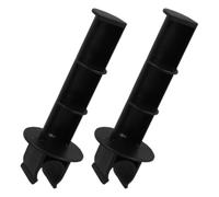 Zerodeko Toilet Paper Holder Clip-on Plastic 2pcs for Commode Chair Bathroom Accessories with Easy Installation Designed for Nursing Patients and Seniors
