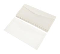 Zerodeko Tracing Paper Invitation Envelopes with -Term Use and Express Emotion Features 50pcs White Multi-Function Cards Storage Envelopes for Weddings and Invitations