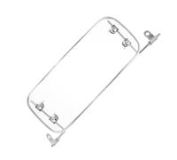 Zerodeko Transparent Motorcycle Windshield Extension Retro Style Wind Deflector for Scooters Mopeds and Electric Bikes Easy Installation and Versatile Compatibility