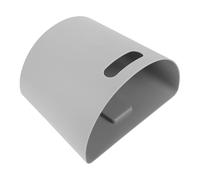 Zerodeko Trash Can Rubbish Holder Kitchen Hanging Wall Mounted Punch-free Waste Bin with Lid, Space-saving Design and No Need to Bend, Simple Style for Home Kitchen Use