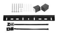 Zerodeko Tv Wall Mount Tv Wall Bracket L-shaped No Drill Installation Sturdy Construction Aging Resistance Bearing 45kg Assorted Color