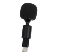 Zerodeko Type-c Microphone USB C Mic for Live Streaming and Games, Bendable Design with Sponge Cover, Compatible with Most Mobile Phones and Devices, Metal Build with Ic Chip for Recording
