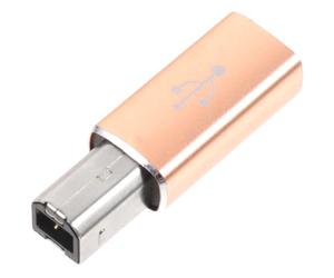 Zerodeko Type-c to Midi Male Adapter USB Converter for Mixer and Guitar, Aluminium Alloy with Compact and User-friendly Design, for Professional and Home Audio Equipment