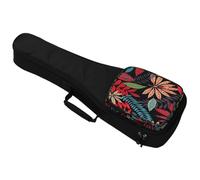 Zerodeko Ukulele Bag Large Capacity with Double Shoulder Backpack Design and Thickened Padding Nylon and Sponge Storage Pouch for Storing Sheet Music and Daily for Mandolin and Guitar