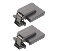 Zerodeko Ultrathin Stainless Steel Soft Close Hinges with Silent Hydraulic Buffer Technology 2pcs for Cabinets for Glass Doors and Bookshelves in Contemporary Homes and Quiet Households