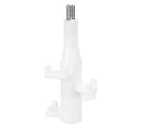 Zerodeko Universal Plastic Drive Shaft for Meat Grinder and Food Chopper, White Plastic Material with Quick Disassembly System, Versatile Functionality for Kitchen and Meat Processing Use
