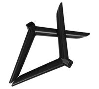 Zerodeko Universal Tv Base Single-hole Pedestal Feet in Black Plastic, 1 Pair for Enhanced Viewing Experience and Versatile Use on Living Room Or Bedroom Tv Stands