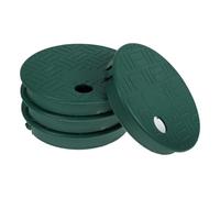 Zerodeko Valve Box Cover Lid and Drip Irrigation Pipes , Made of High-strength Plastic 4pcs round Convenient Removal and Easy Installation for Sprinkler Valves for Landscaping Systems