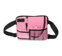 Zerodeko Vet Nurse Pouch Large Capacity Waist Bag Made of Sturdy Oxford Cloth with Multi-Function Features, Stylish Pink Tool Belt for Nurses and Doctors in Hospitals and Homes