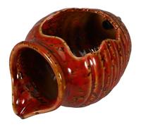 Zerodeko Vintage Ceramic Jar Water Fountain with Circulating Water and Smooth Flow for Indoor and Balcony Decor Hydroponic Fish Tank Planter Tabletop