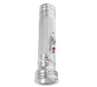Zerodeko Vintage Old-Fashioned Flashlight, Portable Metal Iron Flashlight, Battery Powered, Torch for Family Outdoor Camping Small (Without Batteries)