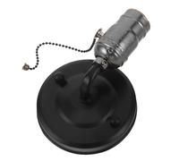 Zerodeko Vintage Pull Chain Light Bulb Holder Socket E26/e27 Copper Lamp Base with Flexible Lighting Direction and Quick Replacement for Living Rooms and Studies